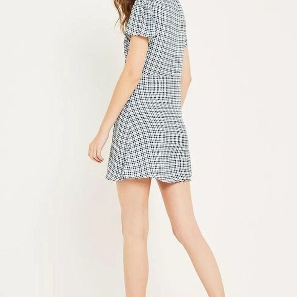 Urban Outfitters Mallory Button Down Plaid Mini Dress - Picture 2 of 7